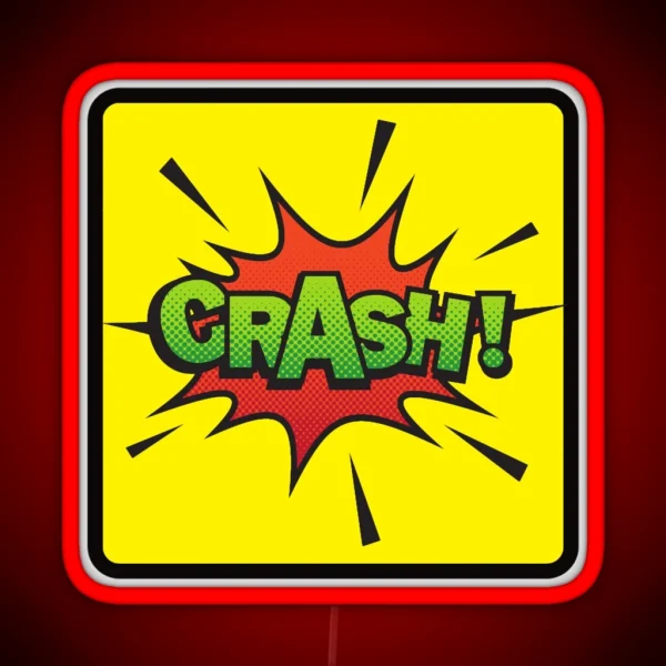 Crash RGB Neon Sign