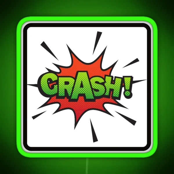 Crash RGB Neon Sign