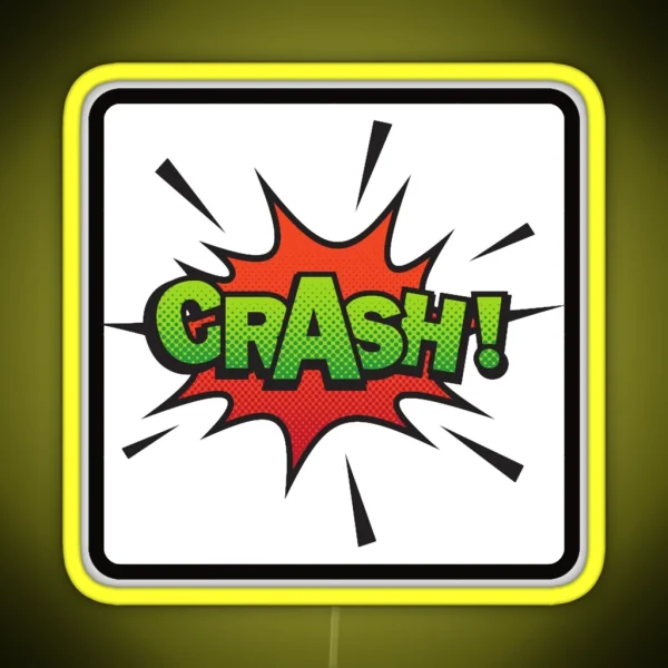 Crash RGB Neon Sign