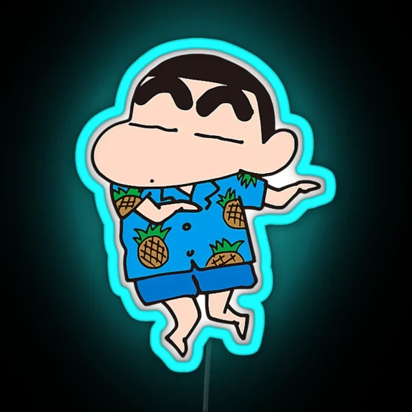 Crayon Shin Chan Aloha Shin Chan RGB Neon Sign
