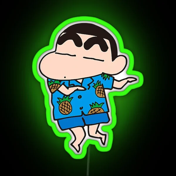 Crayon Shin Chan Aloha Shin Chan RGB Neon Sign