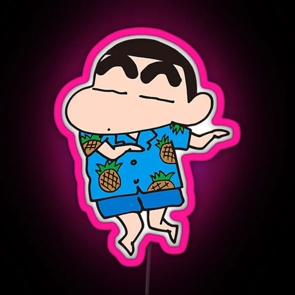 Crayon Shin Chan Aloha Shin Chan RGB Neon Sign