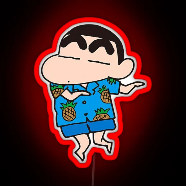 Crayon Shin Chan Aloha Shin Chan RGB Neon Sign