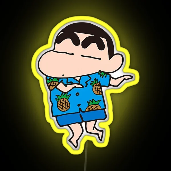 Crayon Shin Chan Aloha Shin Chan RGB Neon Sign