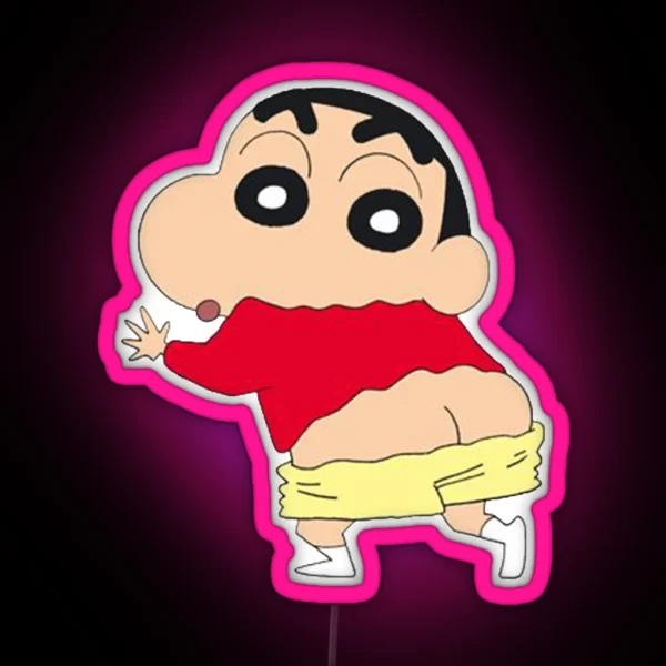 Crayon Shin Chan Bum RGB Neon Sign