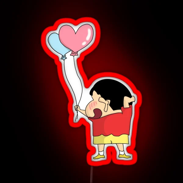 Crayon Shin Chan First Love RGB Neon Sign