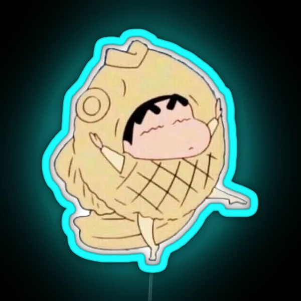 Crayon Shin Chan Fish RGB Neon Sign