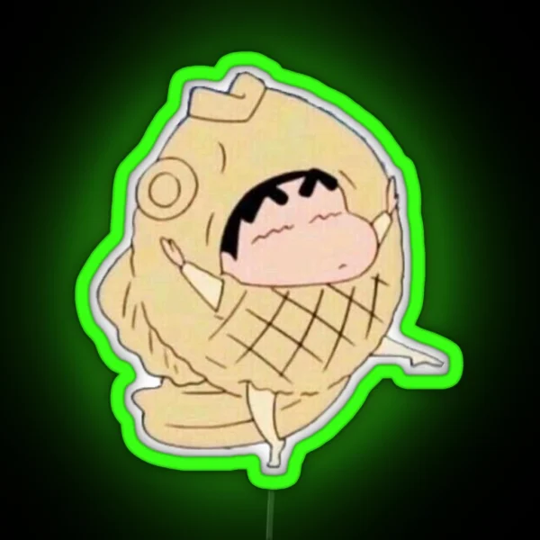Crayon Shin Chan Fish RGB Neon Sign