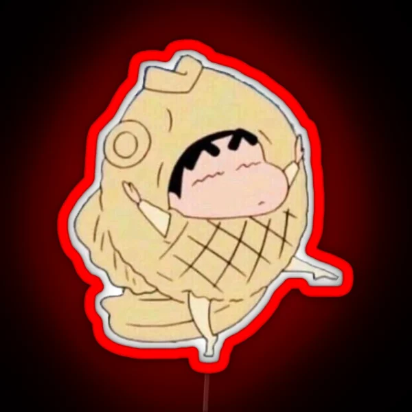 Crayon Shin Chan Fish RGB Neon Sign