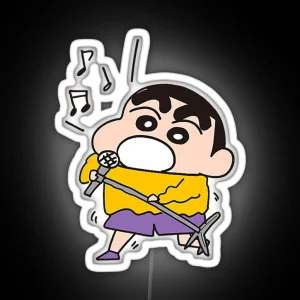 Crayon Shin Chan Karaoke Shin Chan RGB Neon Sign