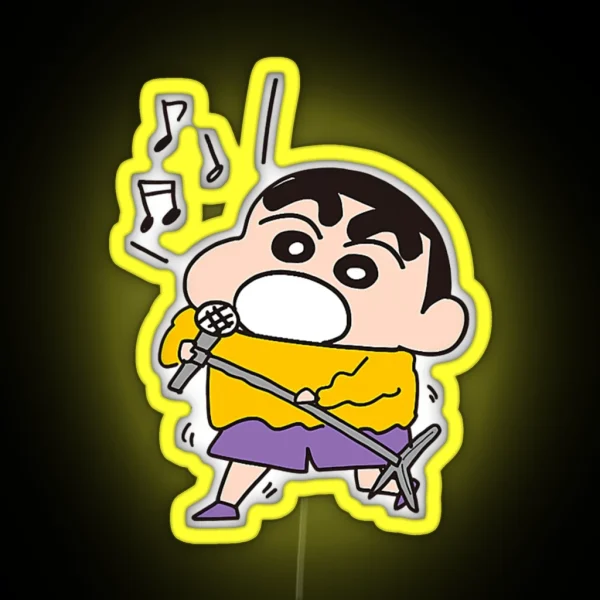Crayon Shin Chan Karaoke Shin Chan RGB Neon Sign