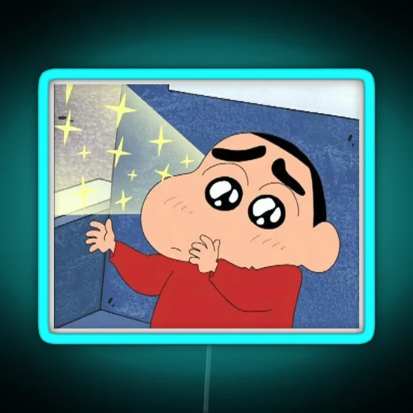 Crayon Shin Chan O O RGB Neon Sign