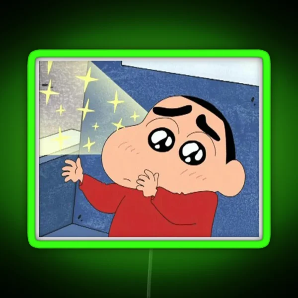 Crayon Shin Chan O O RGB Neon Sign