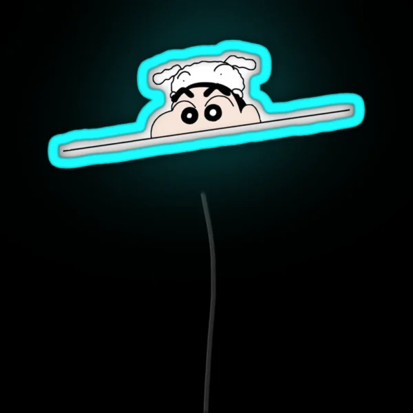 Crayon Shin Chan Peek RGB Neon Sign
