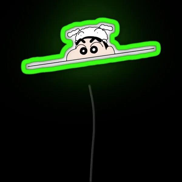 Crayon Shin Chan Peek RGB Neon Sign