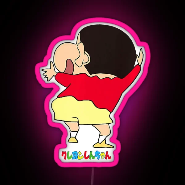 Crayon Shin Chan Smile Shin Chan RGB Neon Sign