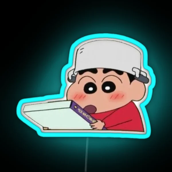 Crayon Shinchan Pot RGB Neon Sign
