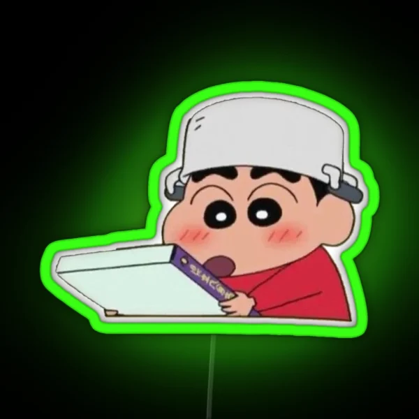 Crayon Shinchan Pot RGB Neon Sign