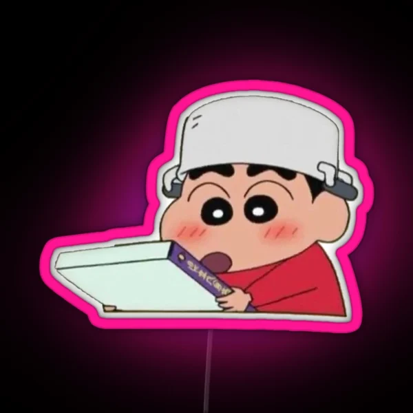 Crayon Shinchan Pot RGB Neon Sign