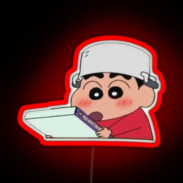 Crayon Shinchan Pot RGB Neon Sign
