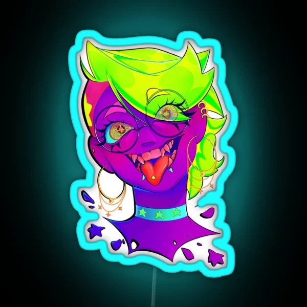 Crazy RGB Neon Sign