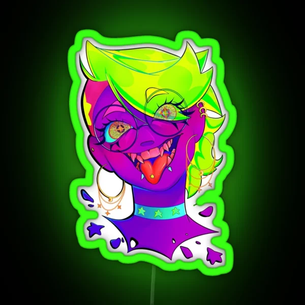 Crazy RGB Neon Sign