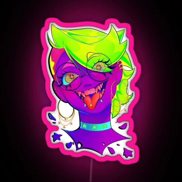 Crazy RGB Neon Sign