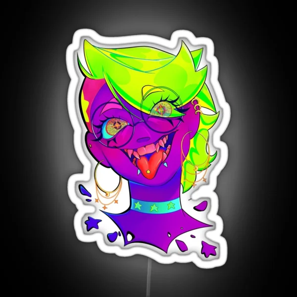 Crazy RGB Neon Sign