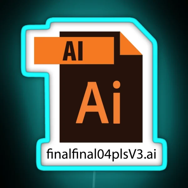 Creators Files AI RGB Neon Sign