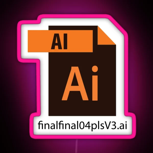 Creators Files AI RGB Neon Sign