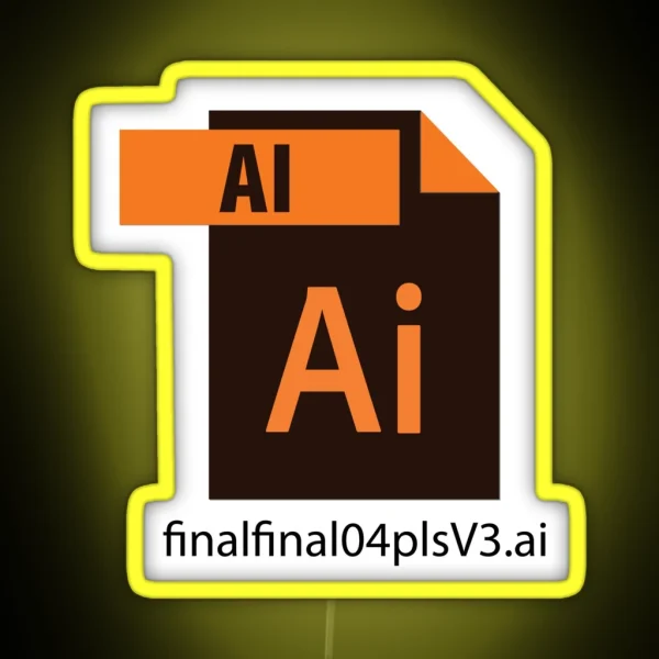 Creators Files AI RGB Neon Sign