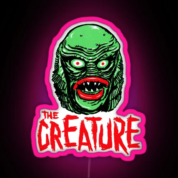 CREATURE From The BLACK LAGOON RGB Neon Sign