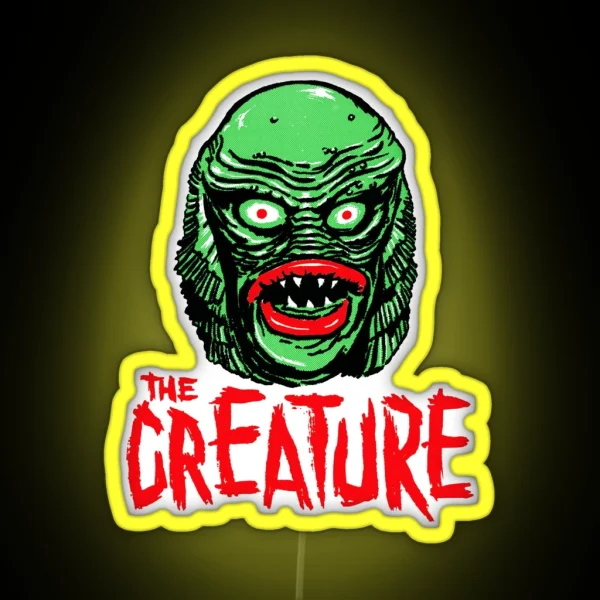 CREATURE From The BLACK LAGOON RGB Neon Sign