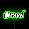 Creed Black Name Lettering Text 1022 RGB Neon Sign - Image 4
