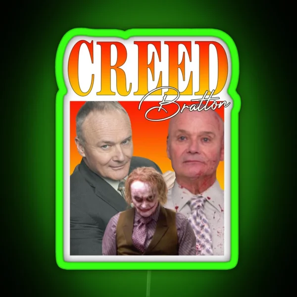 Creed Bratton RGB Neon Sign