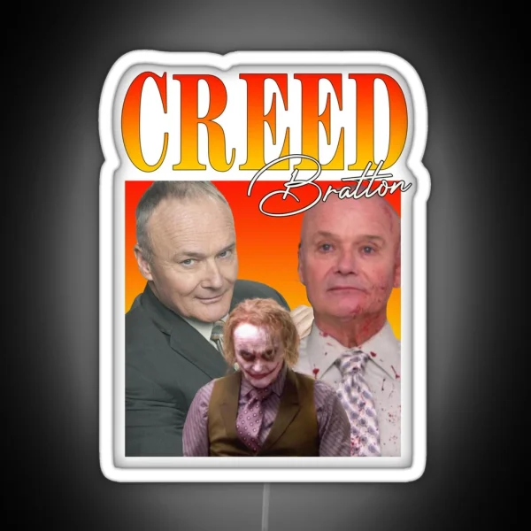 Creed Bratton RGB Neon Sign