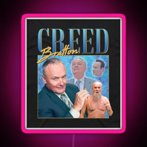 Creed Bratton RGB Neon Sign