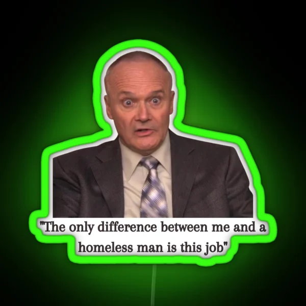 Creed Bratton The Office RGB Neon Sign