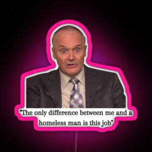 Creed Bratton The Office RGB Neon Sign