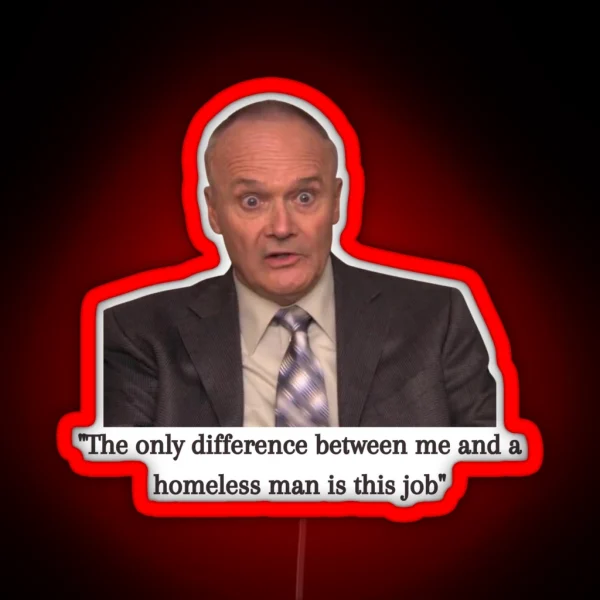 Creed Bratton The Office RGB Neon Sign