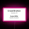 Creed S Resume RGB Neon Sign