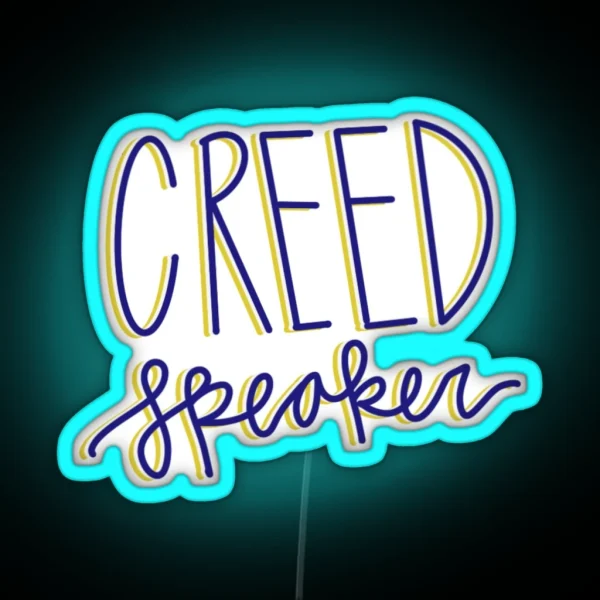 Creed Speaker RGB Neon Sign