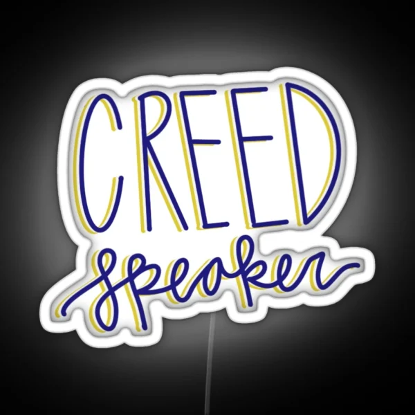 Creed Speaker RGB Neon Sign