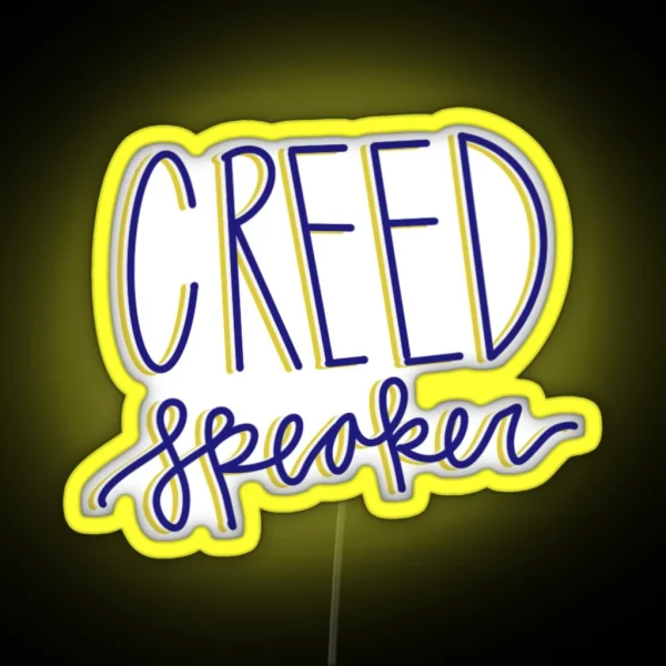 Creed Speaker RGB Neon Sign