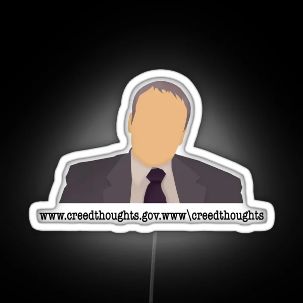 Creed Thoughts RGB Neon Sign