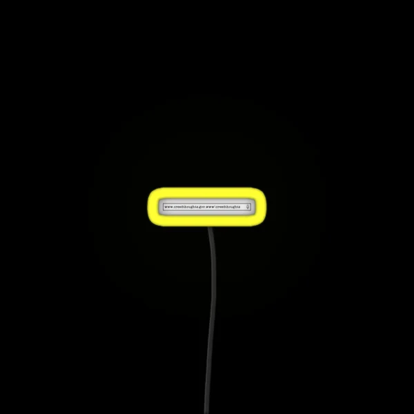 Creed Thoughts RGB Neon Sign