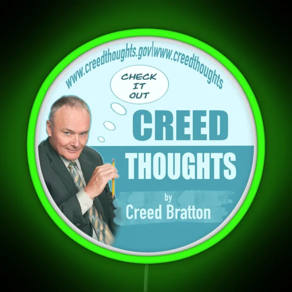 Creed Thoughts Www Creedthoughts Gov Www Creedthoughts RGB Neon Sign