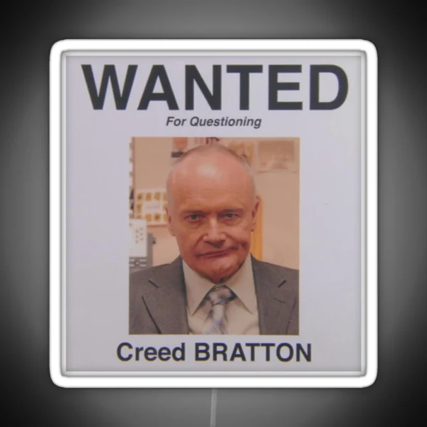 Creed Wanted RGB Neon Sign