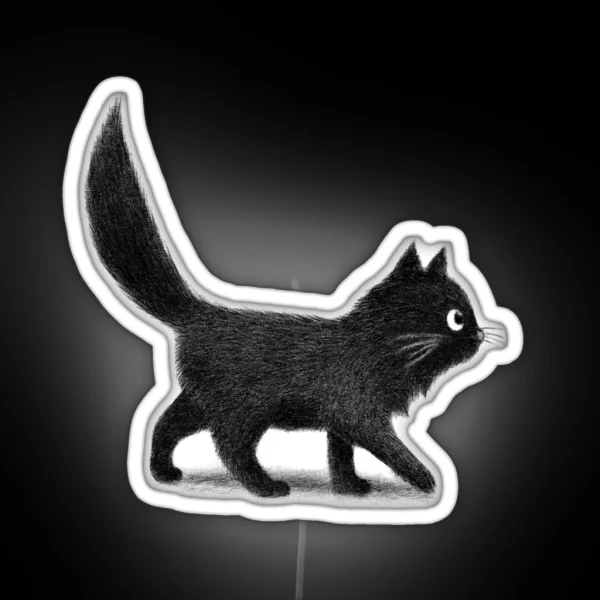 Creeping Cat RGB Neon Sign