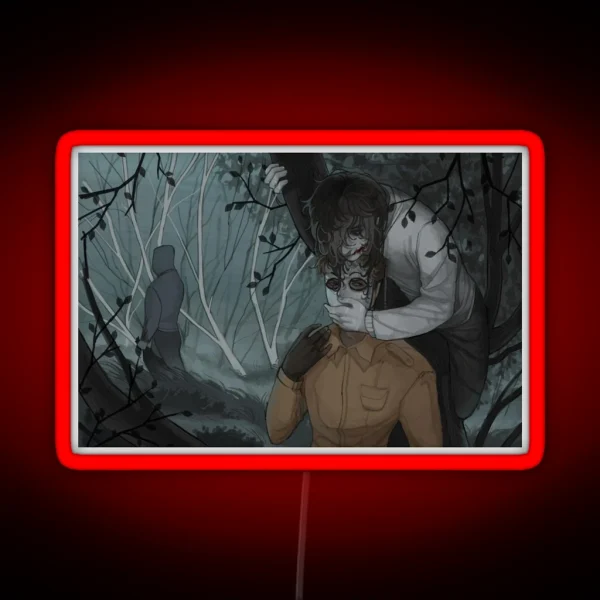 Creepypasta Scene Jeff Masky Ej RGB Neon Sign